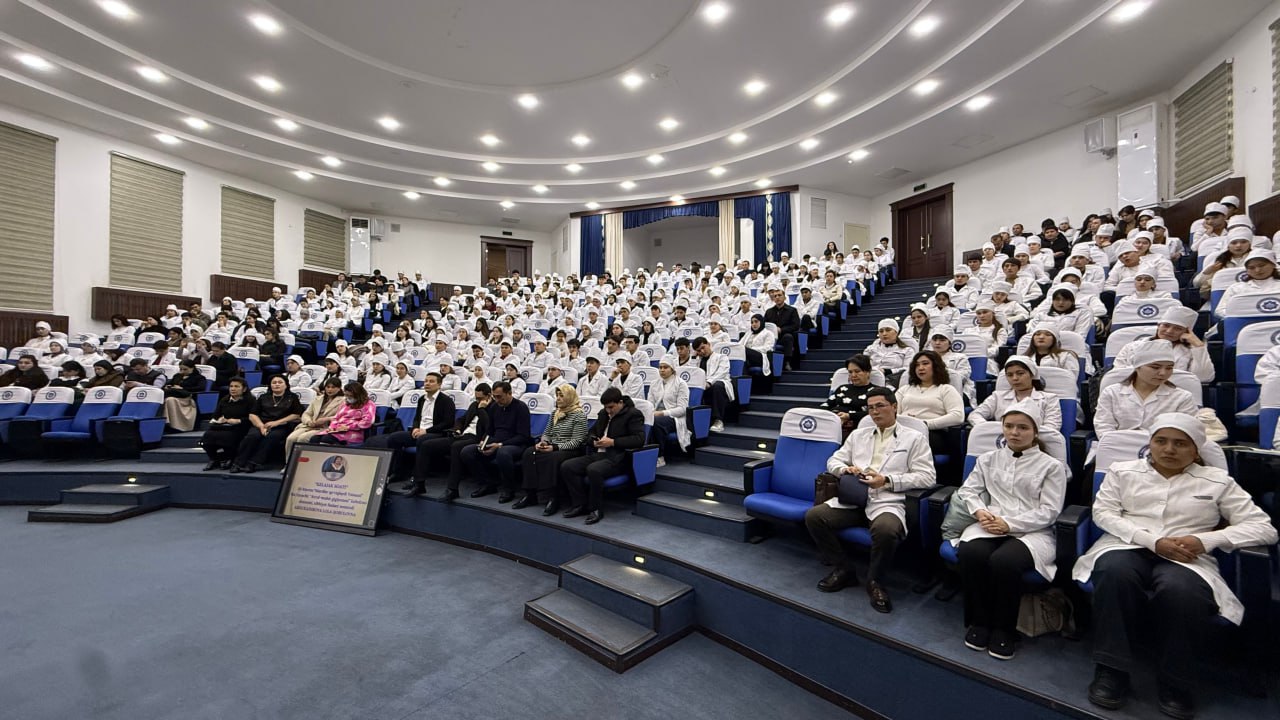 Toshkent davlat tibbiyot universitetida “Kelajak soati” rukni ostida ...